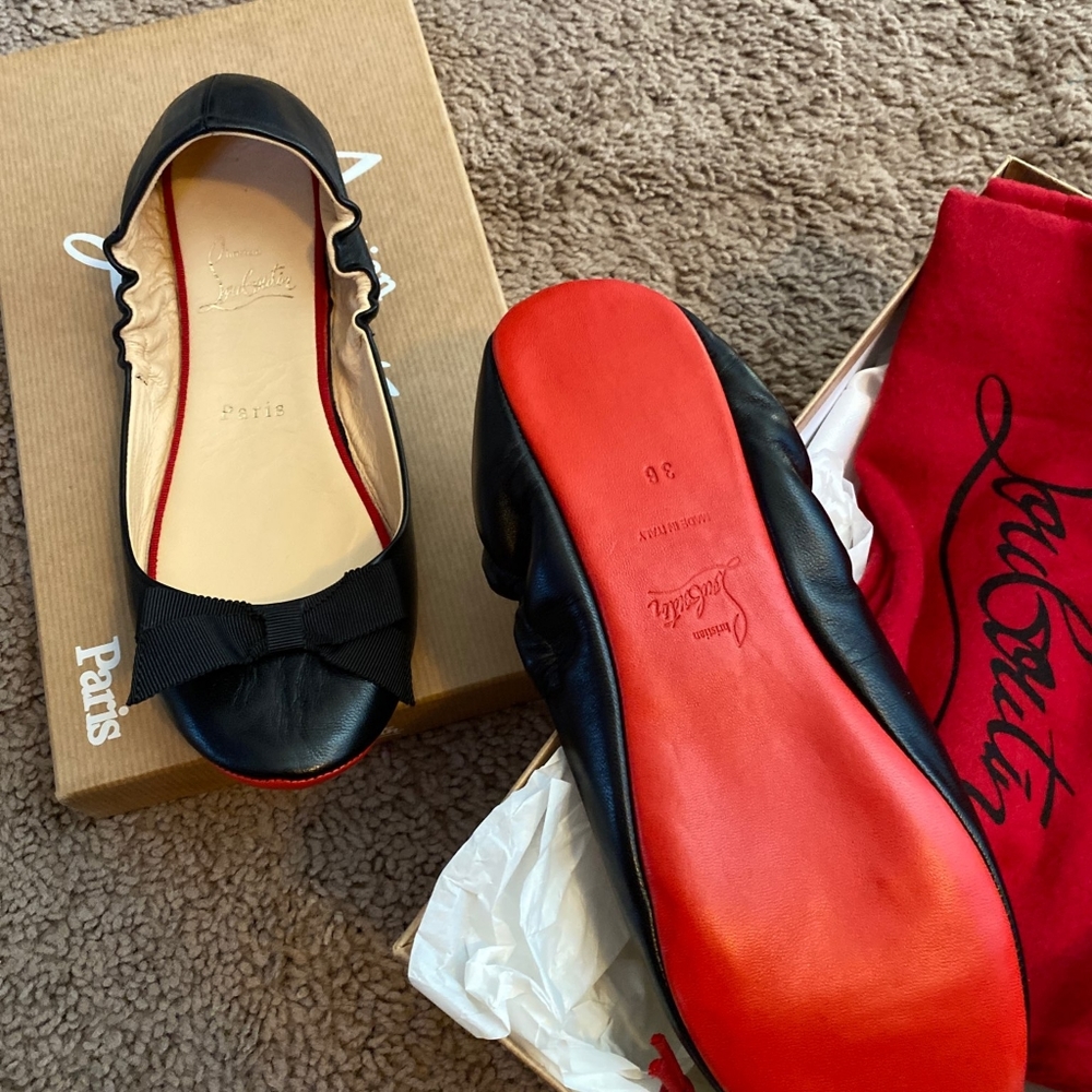 Red bottom flats